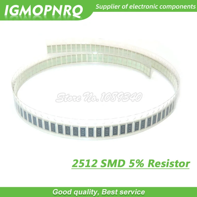 50PCS 2512 SMD chip fixed resistor 1W 0.1R 0.01R 0.05R 0.001R 0.33R 1R 0R 10R 100R 2W 0.01 0.1 0.33 0.05 10 100 ohm IGMOPNRQ