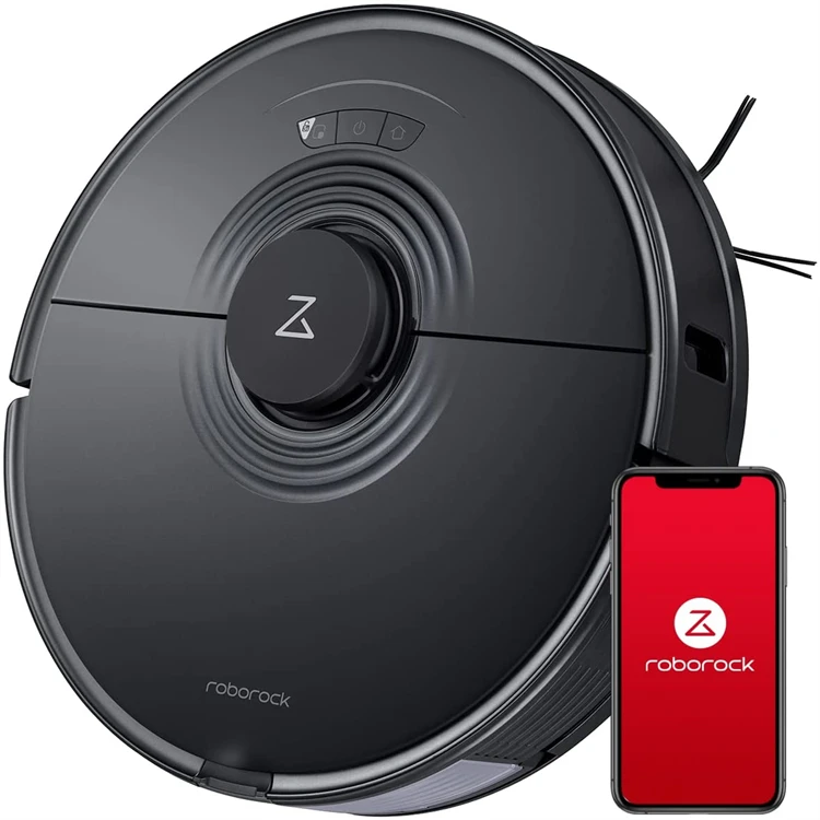 Roborock S7 Plus Black Hot Sale robot vacuum cleaner with self-emptying dustbin Electric Remote uoni robot vacuum