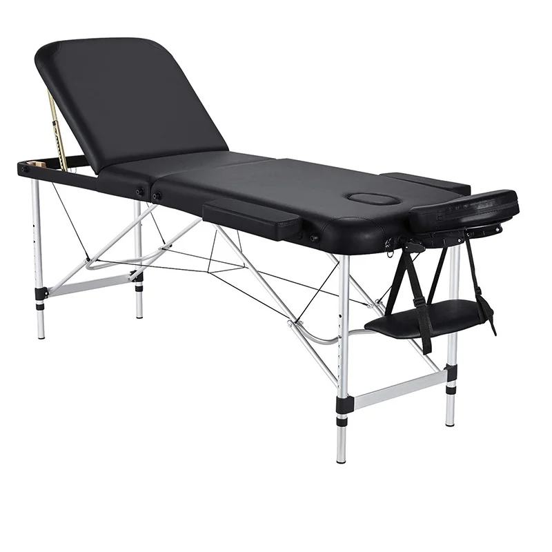 Factory wholesale comforting stable best metal portable massage table SPA facial bed