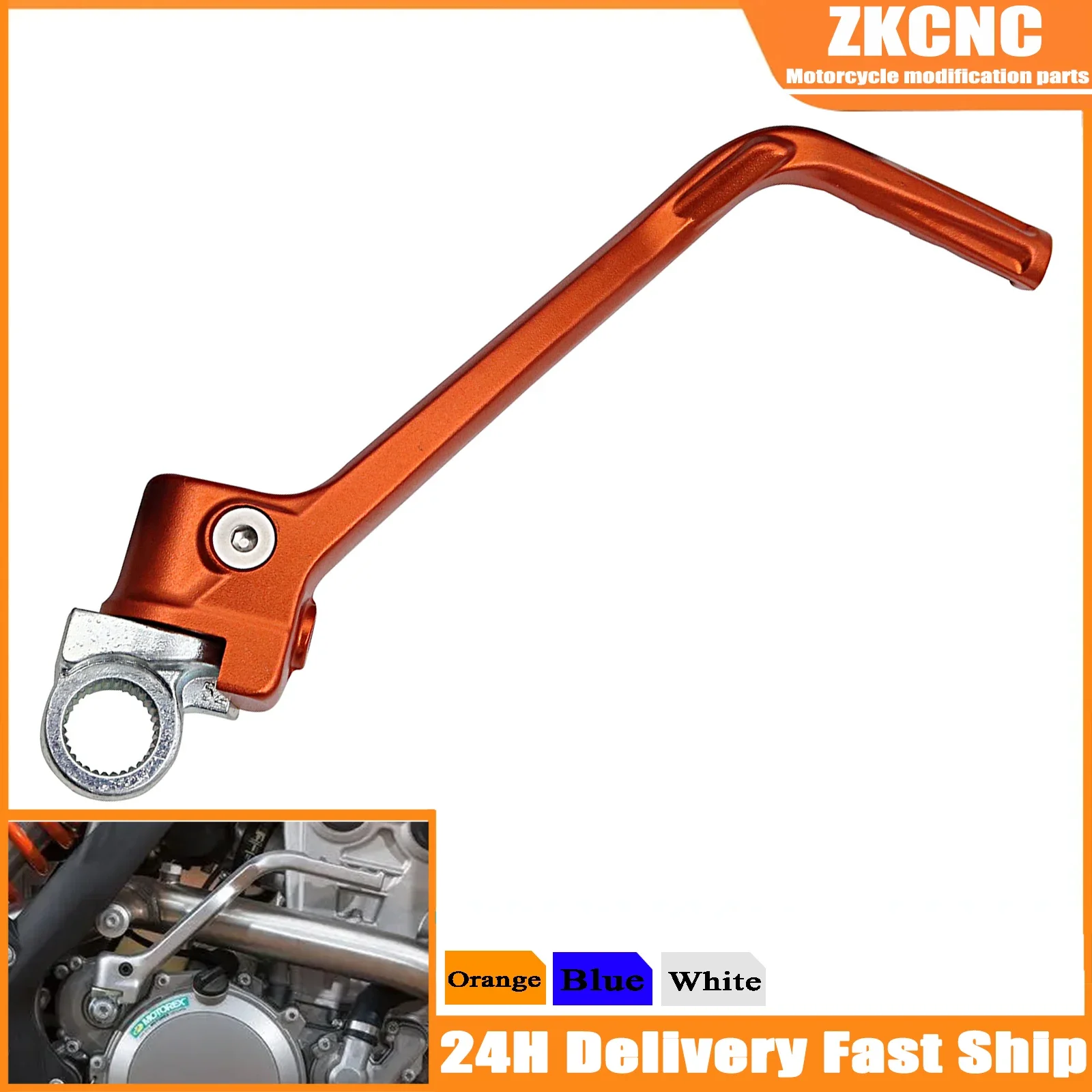 Motorcycle CNC Starting Lever For KTM 125SX 150SX 150XC 200XC-W 2012-2015 For Husqvarn TE125 TC125 2014-2016 Motocross Parts