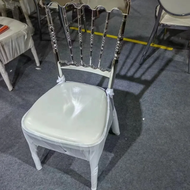 

Hotel Ballroom Chair Lawn Hotel Bamboo Wedding Wedding Napoleon White Back Chair Golden Wedding