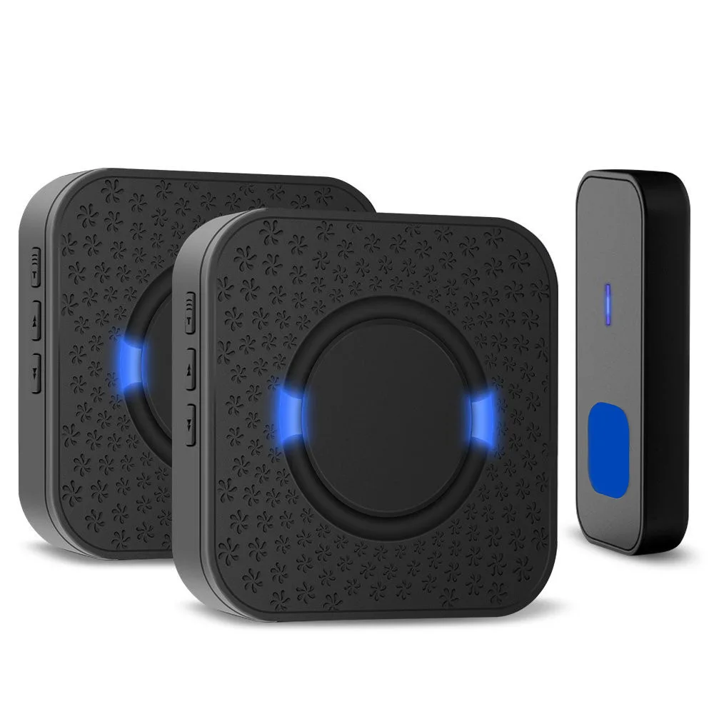 

Suitable forForeign trade e-commerce, wireless home doorbell, smart ding dong, waterproof button doorbell pager for help