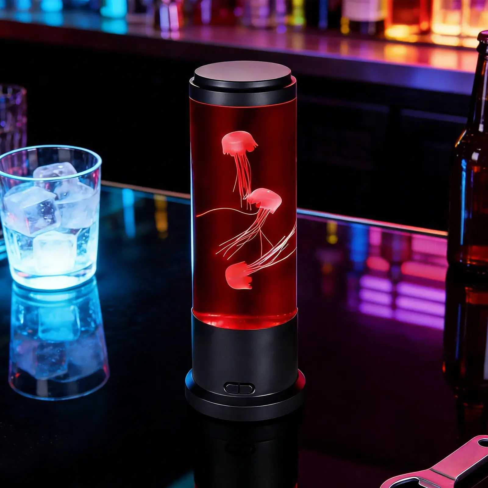 

Лампа-аквариум с медузами, 7 цветовых режимов, обучающая игрушка, настольная лампа для дома, спальни, школы, общежития, ночник