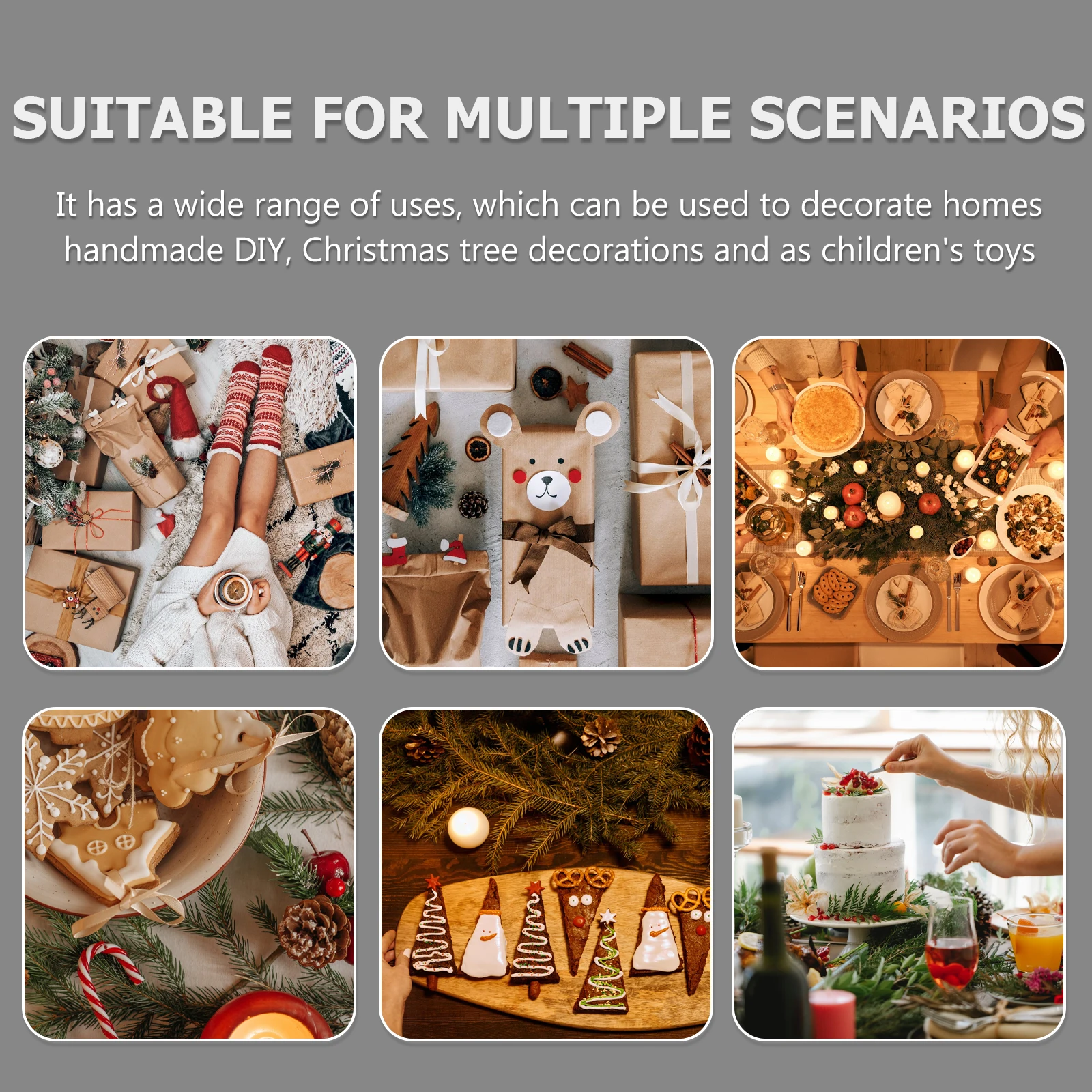 

150Pcs Chenille Stems for Kids DIY Christmas Crafts Bendable Rods Educational Handmade Activity Supplies Festive Decoration