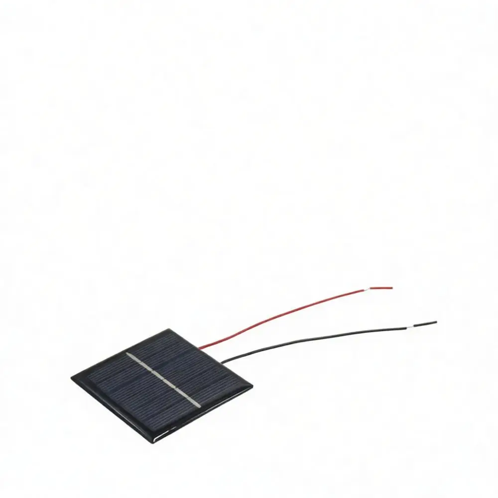 Mini Solar Battery Panel 60x60mm Polycrystalline Silicon With Pre Soldered Leads For Renewable Energy DIY Device Maker