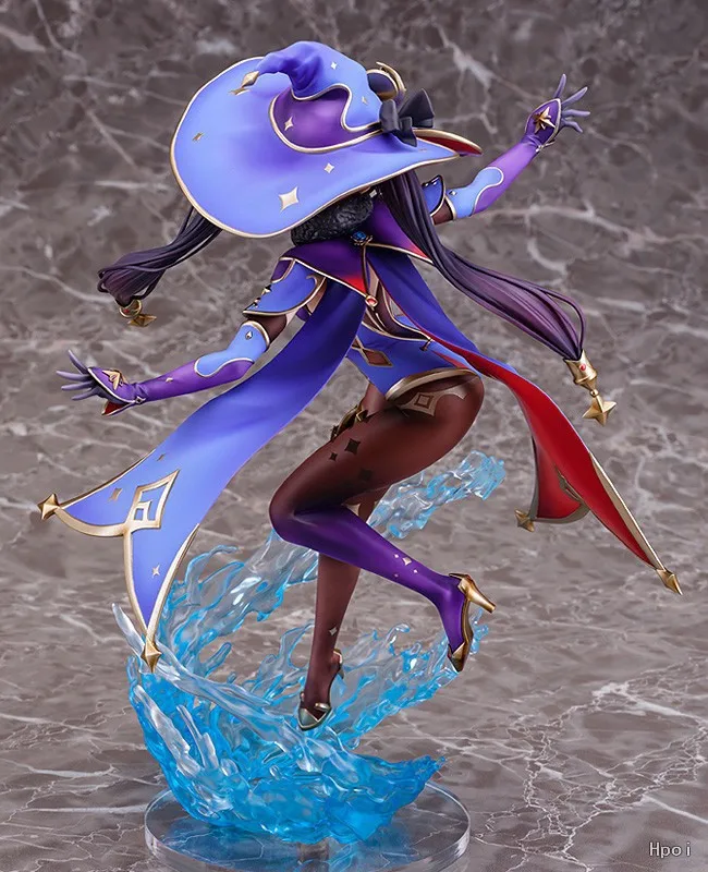 FIGURA DE ACCIÓN DE Genshin Impact para niños, colección de figuras de Mona, modelo de PVC, juguete para niños, adornos de regalo, 25cm