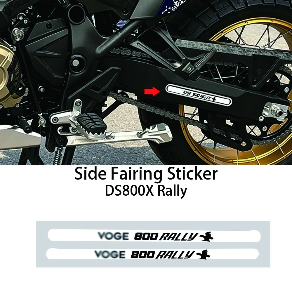 Motorcycle Accessories Decorative Decals Side Fairing Sticker For VOGE DS800X Rally DS 800X