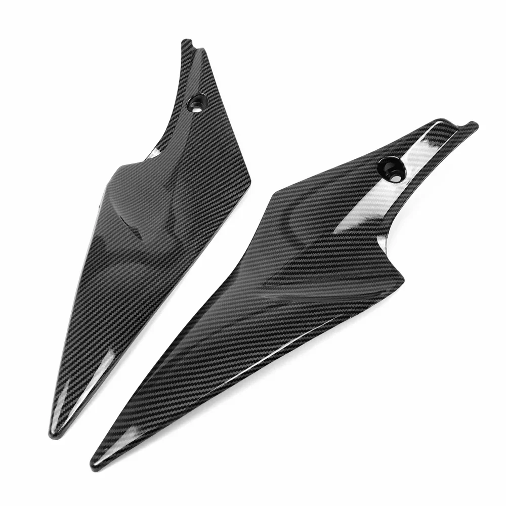 Carbon Black Tank Side Cover Panels Fairing For Suzuki GSXR 600 750 2006 2007 K6 GSX-R Tank Side Cover Panel Motorcycle