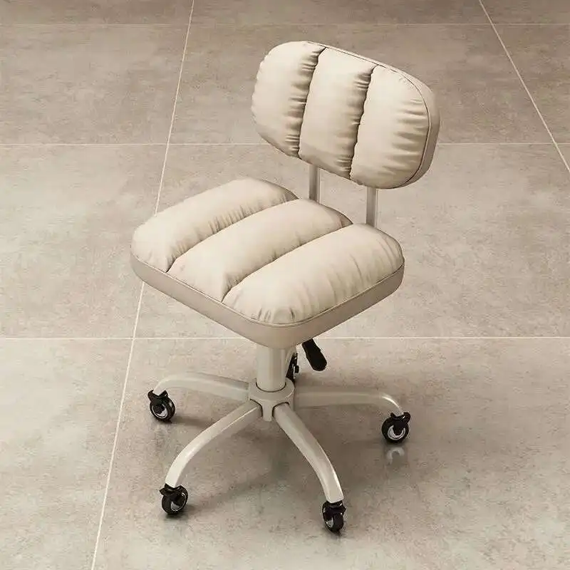 المهنية الجمالية تصفيف الشعر كرسي دوار بسيط الدورية كرسي حلاق عجلات Coiffeur Stuhl صالون الأثاث MQ50BC