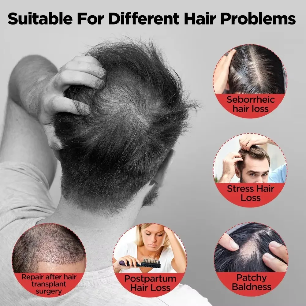 Hot Sale Head Massager Cap Red Light Scalp Massager Relief Headaches Anti-Hair Loss for Men & Women Hair Growth Device Cap