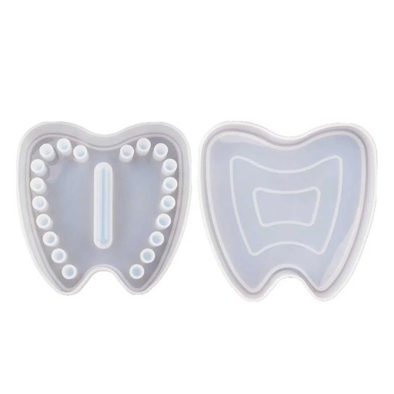 

652F Baby Teeth Lanugo Box Silicone Mold Teeth Saver Box Children Teeth Storage Holder Bottle for Keeping Child Memory
