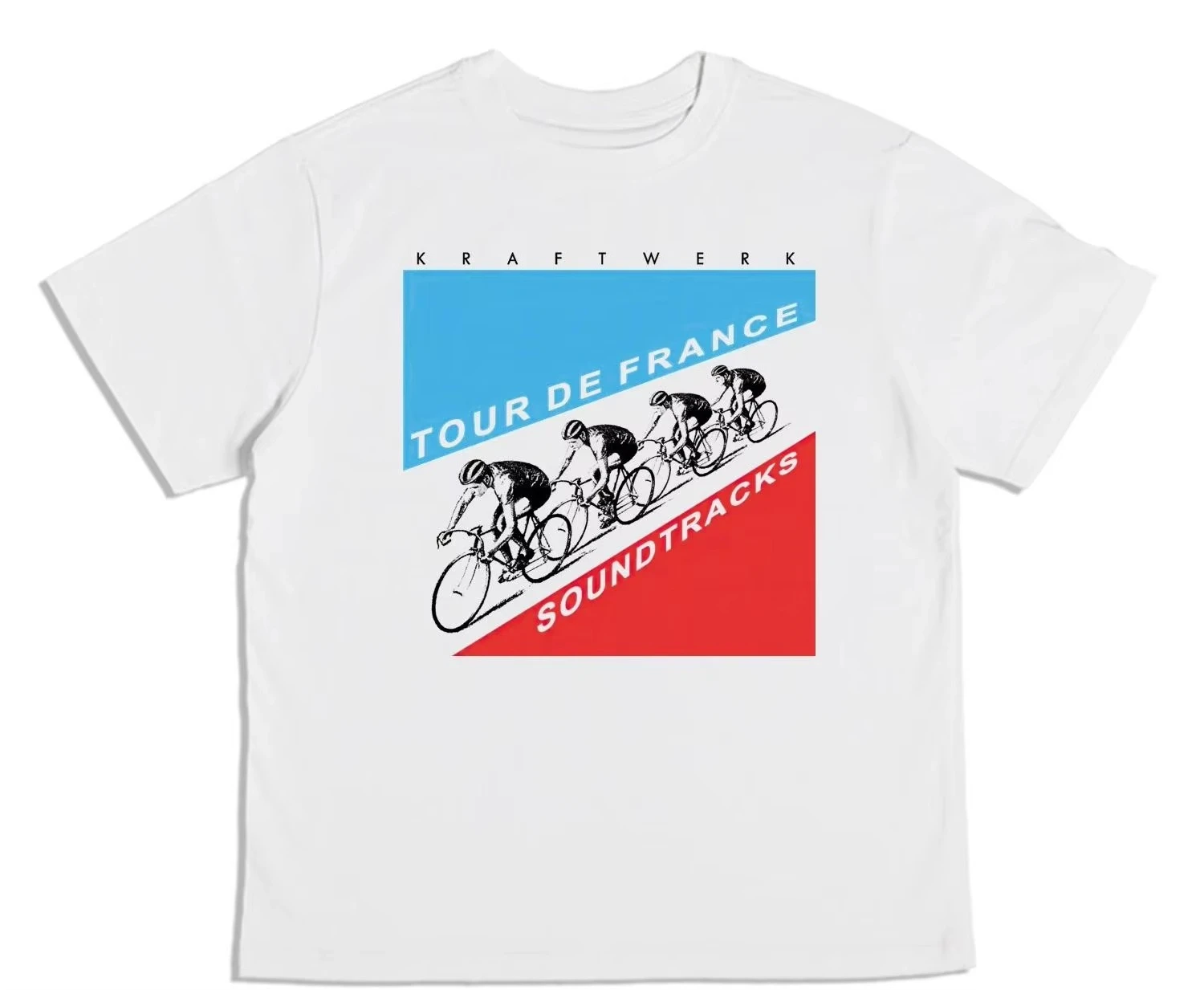 2026 Men Retro Cycling Rider Graphic T-shirt Vintage Bicycle Race Print Short Sleeve Tee Casual Loose Streetwear Top
