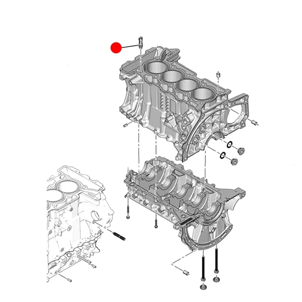 صمام منظم ضغط زيت المحرك 023533 9806914080   لبيجو 207 308 408 508 سيتروين C4 C5 اسطوانة كتلة صمام الزيت-T45C