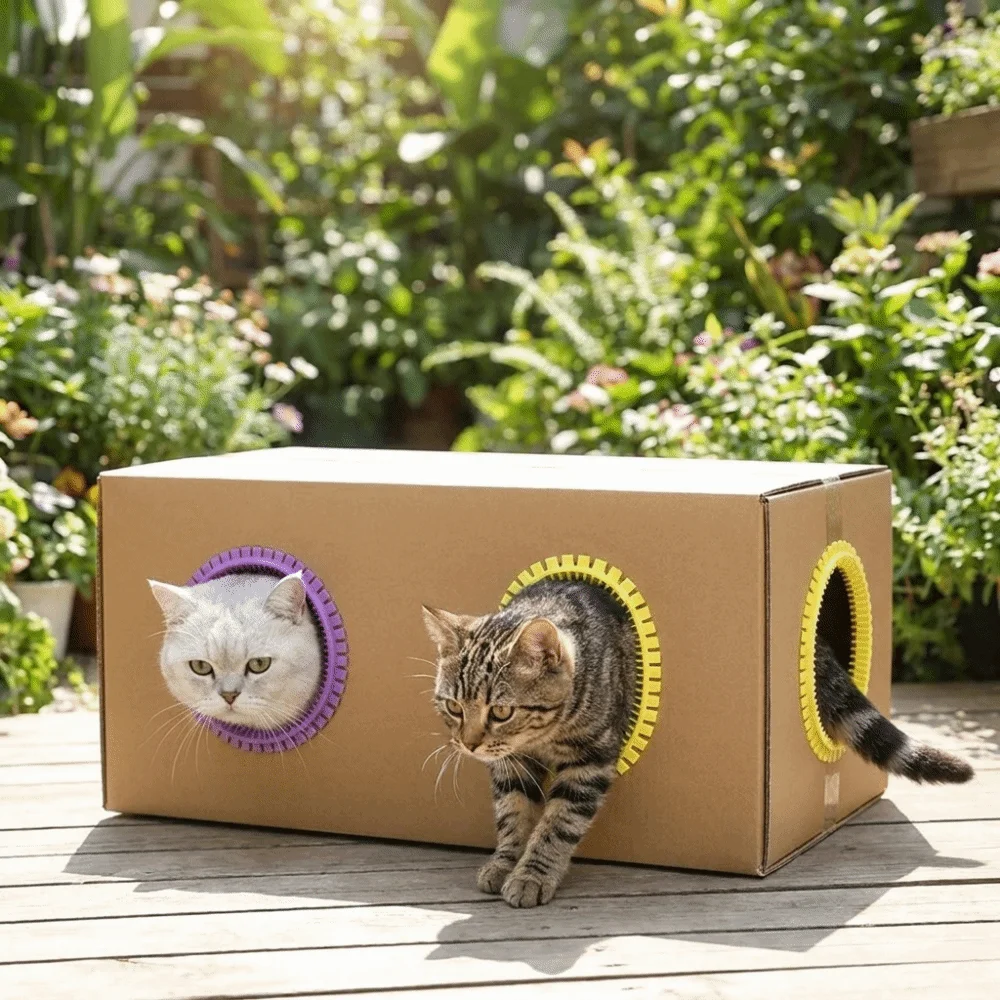 Plastic Cat Tunnel Brush Soft  - House Hair Care recension och pris