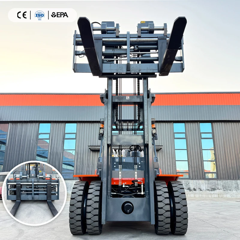 Heavy - Duty Handling Equipment 10Ton  Forklift diesel 10t  for Unloading in Ports and Warehouses