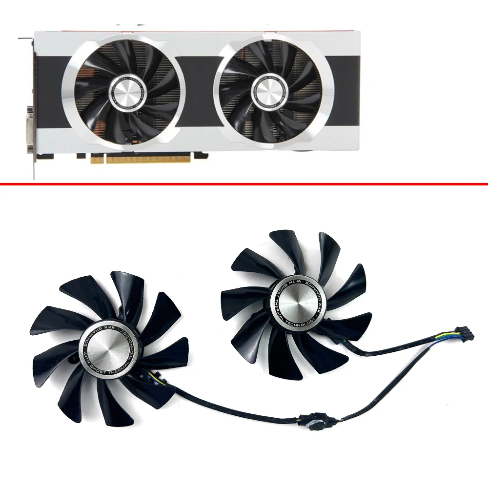 Cooling Fan 85MM FD9015U12S Cooler Fan Replacement For XFX Sapphire FX-797A/G HD 7950 7970 HD7950 HD7970 Graphics Video Card