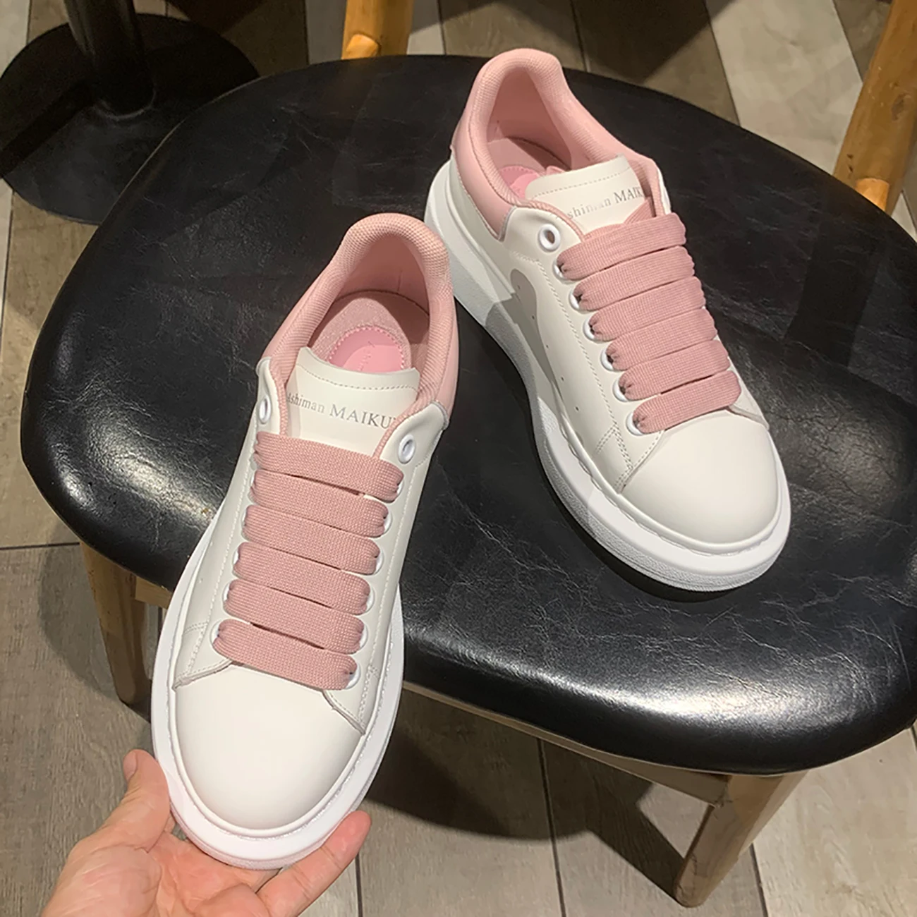 

4.5CM Same Style As International big brands Sneakers Lace-up Comfortable Shoes Fashion Outdoor Multi-functional Canvas Shoes