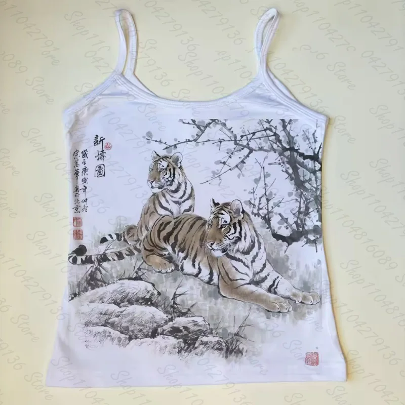 Crop Tops With Suspenders Grunge Clothes Y2k Vintage Top Women Aesthetic Women's Corset Woman Clothing Emo Summer Tanks & Camis