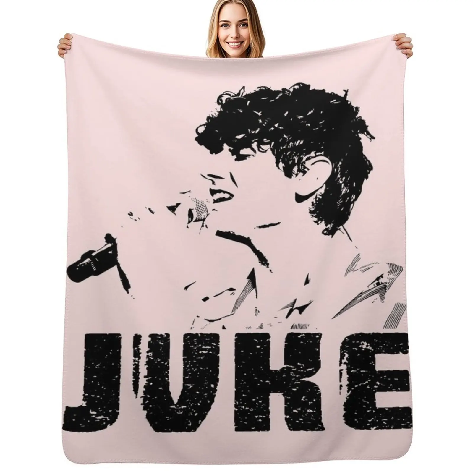 JVKE singer-songwriter designs Throw Blanket Giant Sofa Plaid cosplay anime Luxury Designer Soft Big Hair Blankets