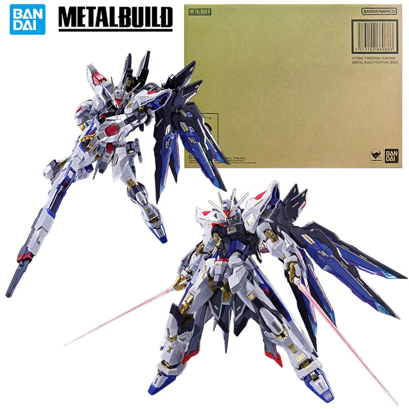 

Bandai MB Strike Freedom Gundam Metal Building Festival 2024, оригинальная аниме-фигурка, модель, комплект игрушек, подарок на день рождения, коллекция