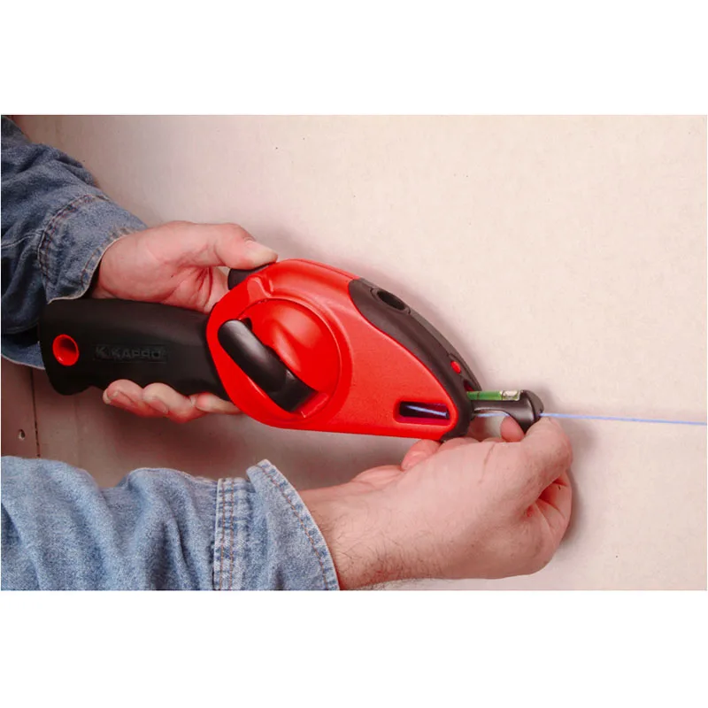 Imagem -05 - Kapro 214 Sure Grip Chalk Line e Nível com All-in-one End Hook 1pc