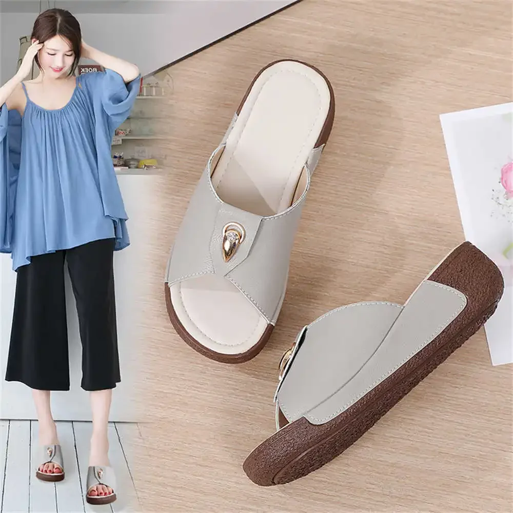 Extra Large Sizes Thick Heel Magenta Sandals Women Flat Shoes Womens Slippers Sneakers Sports Super Offers Popular Goods