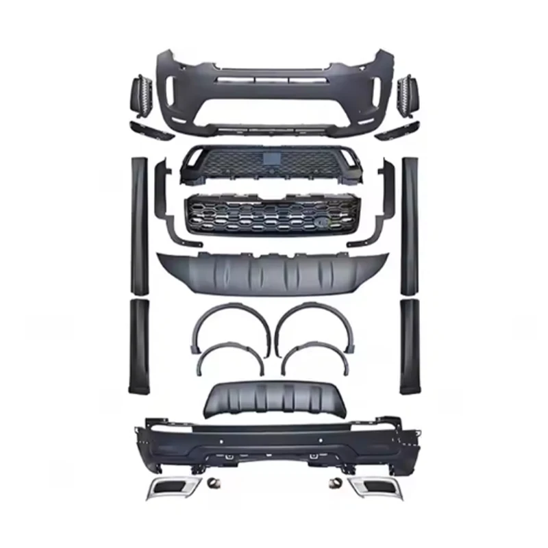 

For 2016-2019 Land Rover Discovery Sport Custom ABS Plastic Body Upgrade High Front Rear Bumper Kit for Auto New Appearance Left
