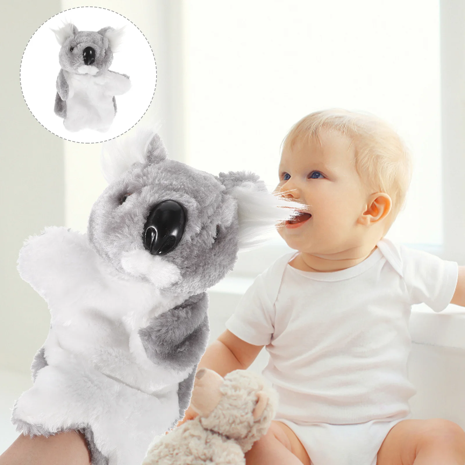 Marionnette à main pour enfants, jouet d'éducation précoce, marionnettes pour tout-petits, animaux en peluche réalistes