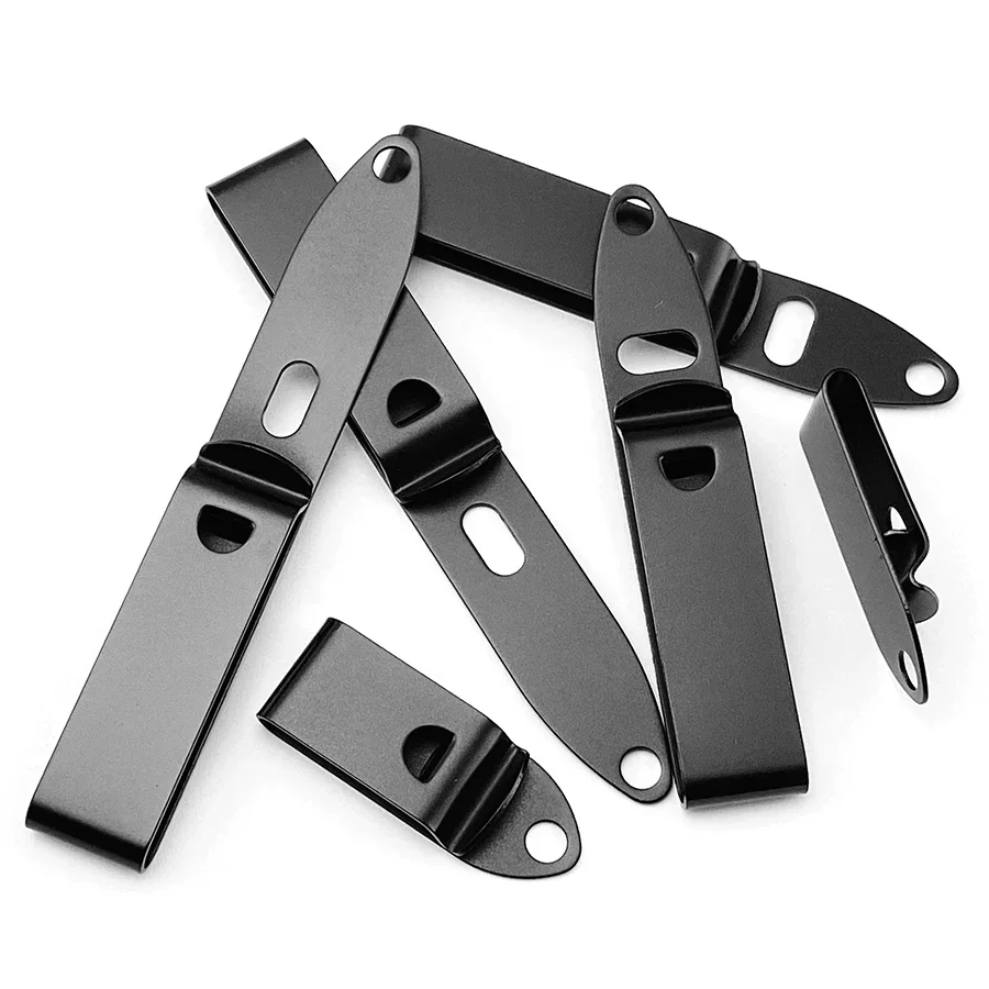 1Sets Stainless Steel Material Clips Clamps DIY Making Accessories Part for Kydex HOLSTER Sheath Knife Scabbard Leather Case