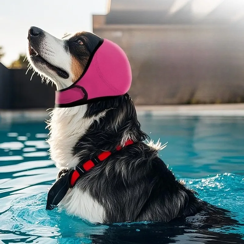 

Dog earmuffs, autumn and winter swimming waterproof headgear, dog emotional soothing headgear