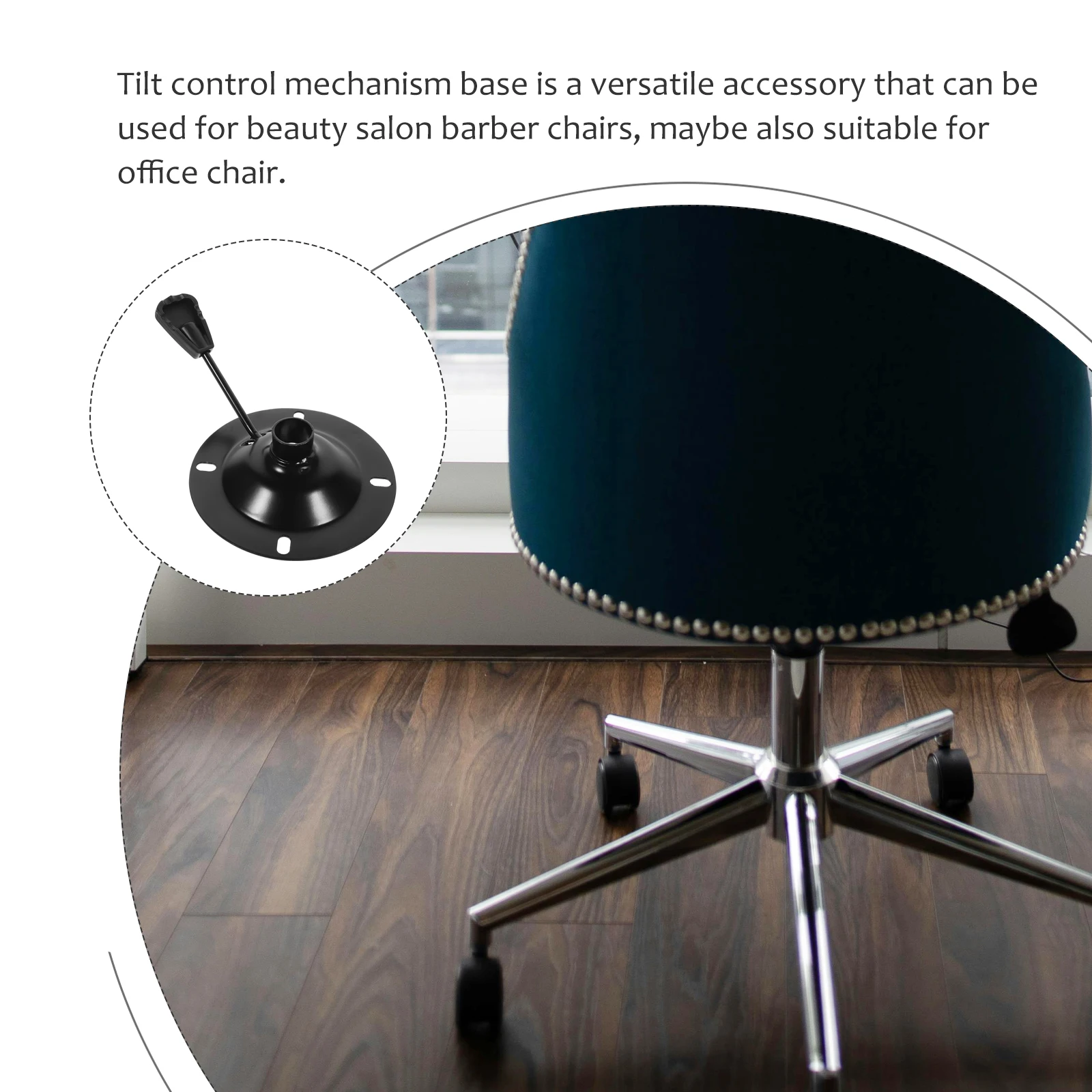 

Barber Chassis 10x10 Explosion Proof Plate Swivel Base Replacement Parts for Barber Chair Seat Mechanism Office Chair Base