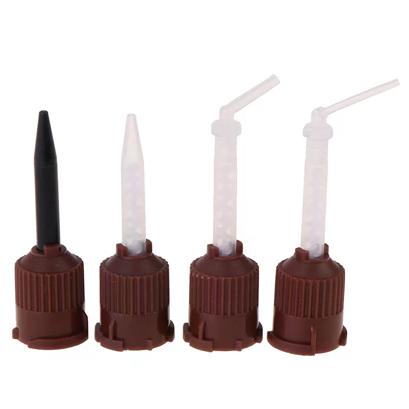 

50Pcs/Pack Dental Materials Impression Mixing Tips Temporary Silicon Rubber Dispenser Gun Mix Head Dentist Tools 3.5mm Wholesale