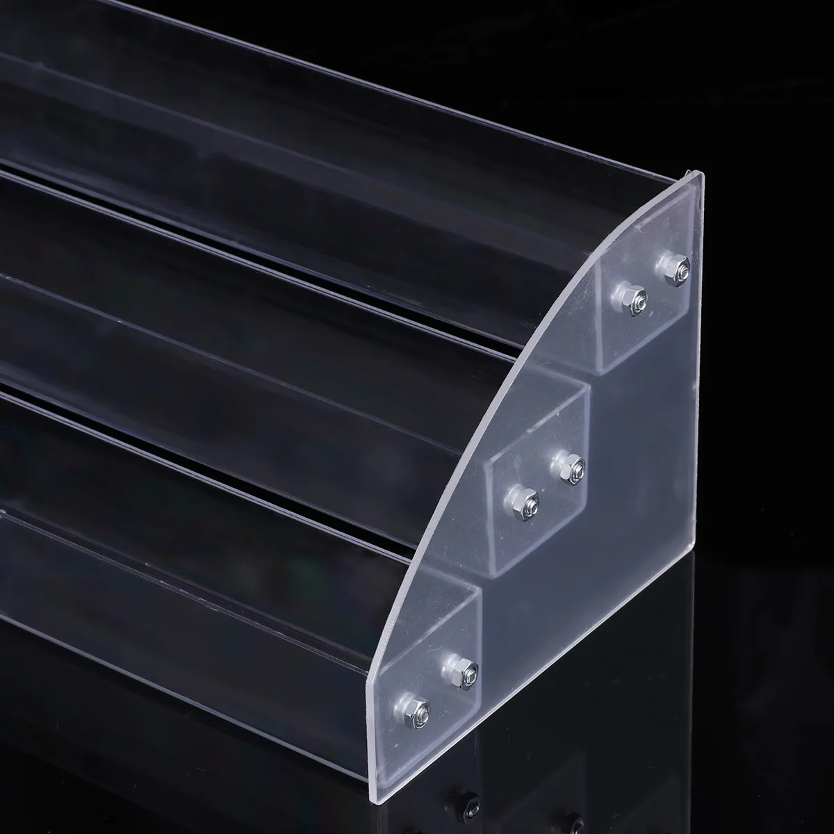 

Acrylic Nail Storage Rack Transparent Display ganizer for Bedroom Bathroom Vanity Shop Display Rack For Nail Polish Save Space