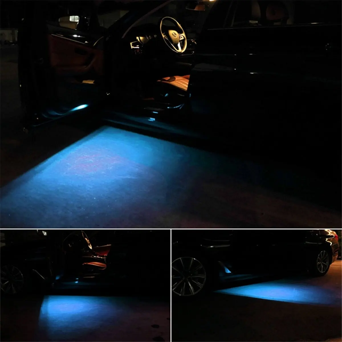 Led Courtesy Light Front Footwell Lamp for BMW 1 2 3 4 5 Series Main in Car Light