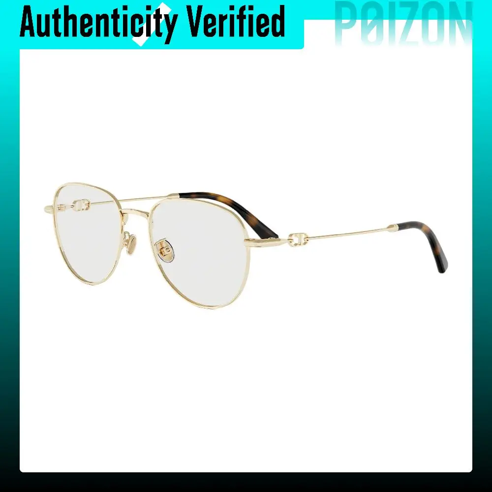 DIOR Butterfly Prescription Glasses Women's Bright Gold CD50144U-010-B000