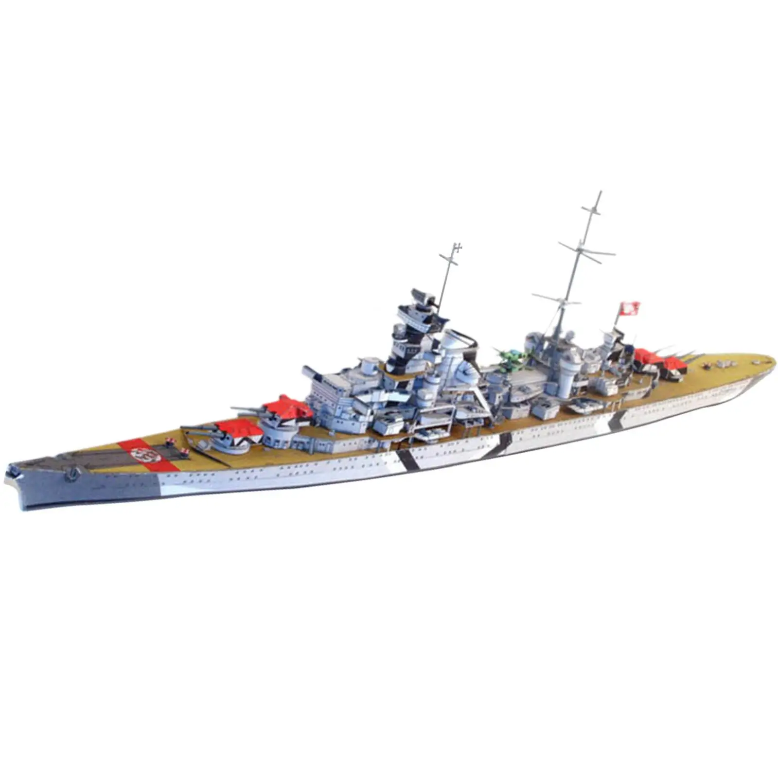 DIY Hobby Ship 1:400 Scale Paper Sailboat Ship Kits for Kids Men Women