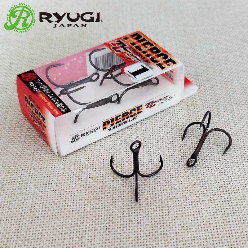 Japan RYUGI Treble Hook Bass Fishing Lures Competition Level Fishing Hooks High Carbon Steel Fishing Goods Fishing Accessories