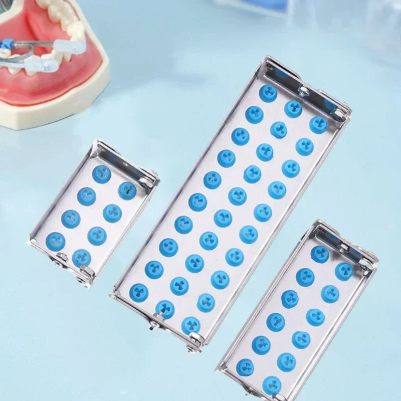 5Pcs 8/12/30 Holes Dental Disinfection Box Holder Endo Tips Implant Drills Organizer  File Fixer Burs Autoclave Sterilizer Case