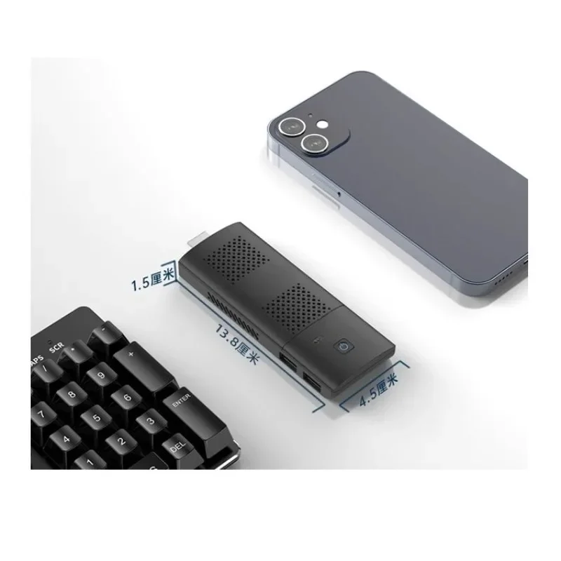 Pocket mini host win10 11 office game 4K home mini PC micro computer stick