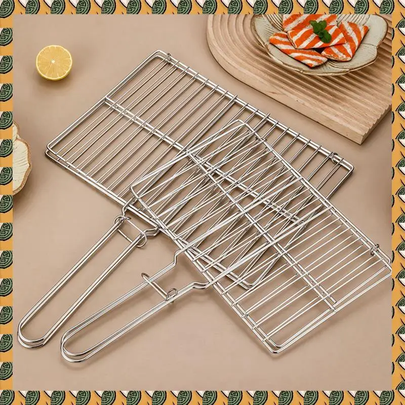 

A77I Flat Braai Grid Securely Holds Food For Grilling Outdoor Cooking Barbecue BBQ