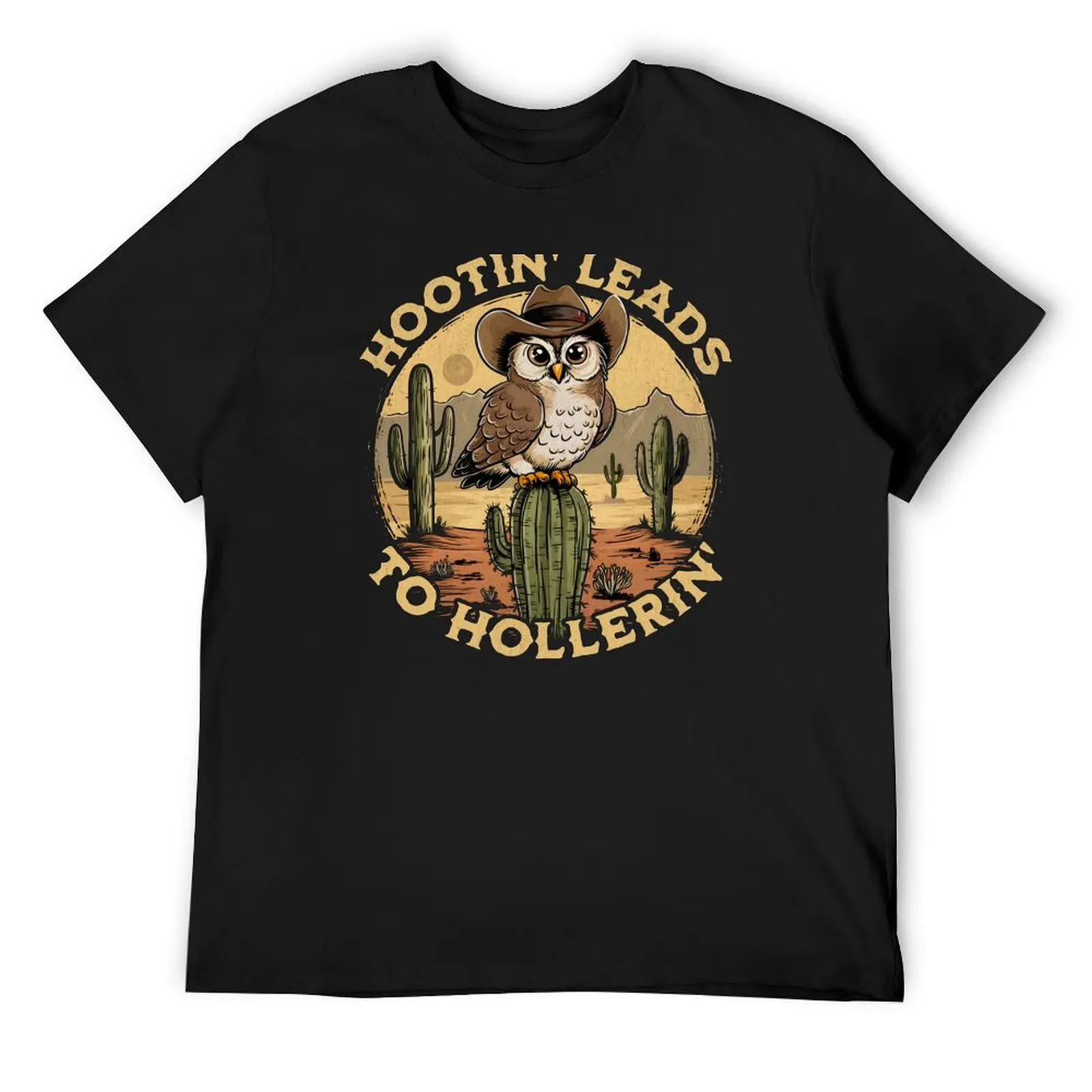 Copy of Hootin Leads To Hollerin Owl T-Shirt quick drying customizeds for a boy mens t shirts pack