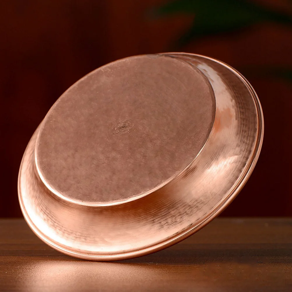 وعاء تقديم من النحاس التبتي، توريد العبادة البوذية، حجم صغير، تفاصيل إلهية، تدوم طويلاً، مظهر جيد للتأمل