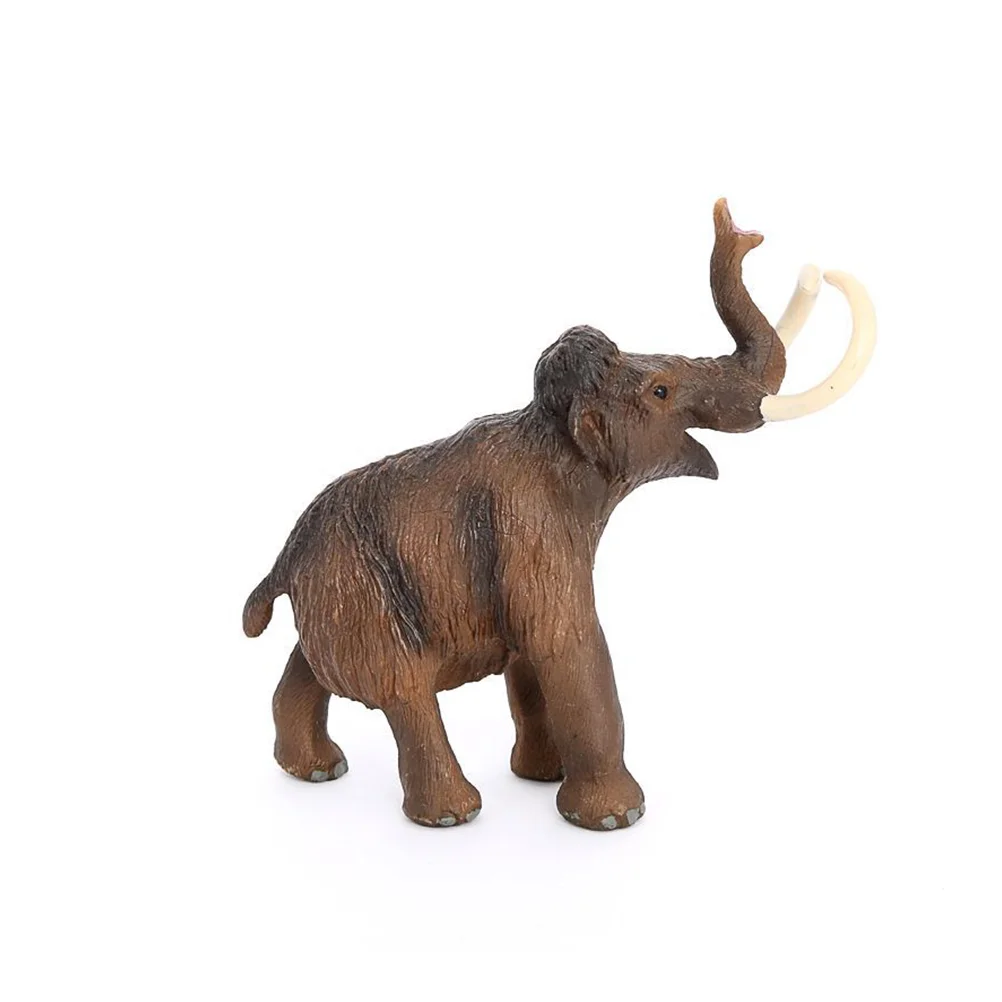 Juguete de Animal realista lanoso, Mini modelo de estatuilla de simulación, estatua de criaturas prehistóricas en miniatura, juguete de Pvc para madre