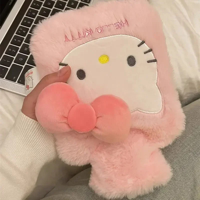 

Sweet Kawaii Sanrio Anime Ins Hot Water Bag Cute Cartoon Hand Hello Kitty Warmer Storage Handbag Lovely Gifts for Girls