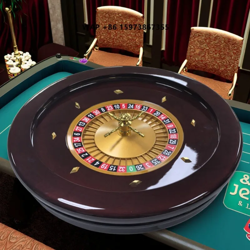 20 Inch High Quality Professional Casino Europe America 0 00 Solid Wood Roulette Wheel