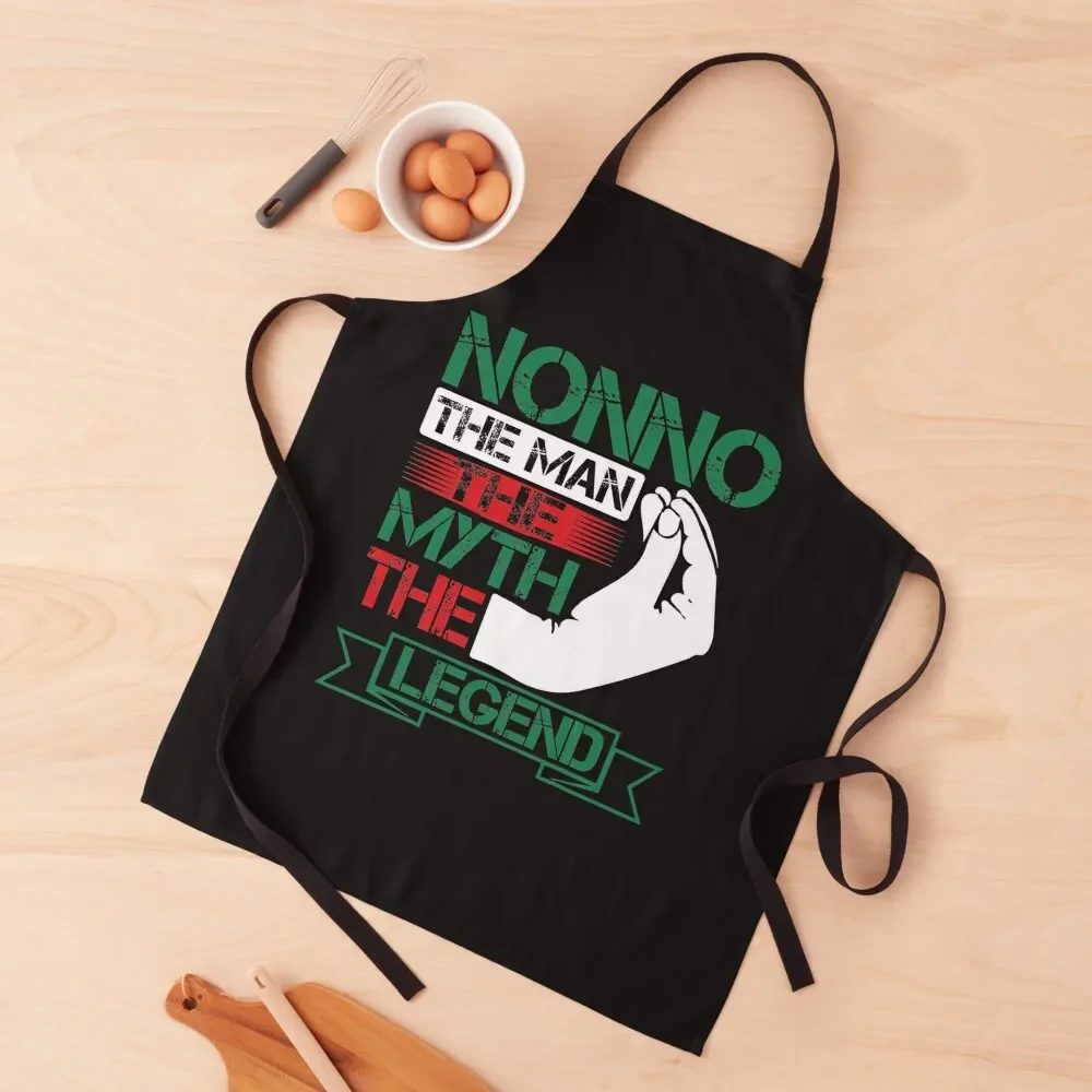 Men's Nonno The Man, The Myth, The Legend - Nonno T Apron for women halloween Cooking Apron