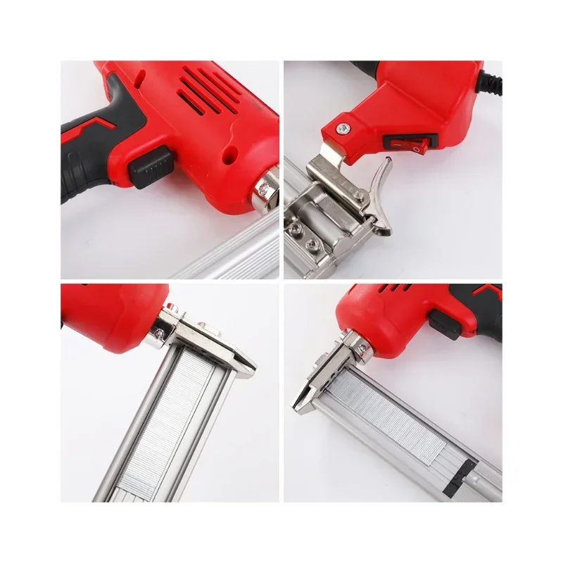 Electric Nail Gun 1800W Electric Nailer Stapler Furniture Staple Gun for Frame Carpentry Woodworking Power Tools For F30 422