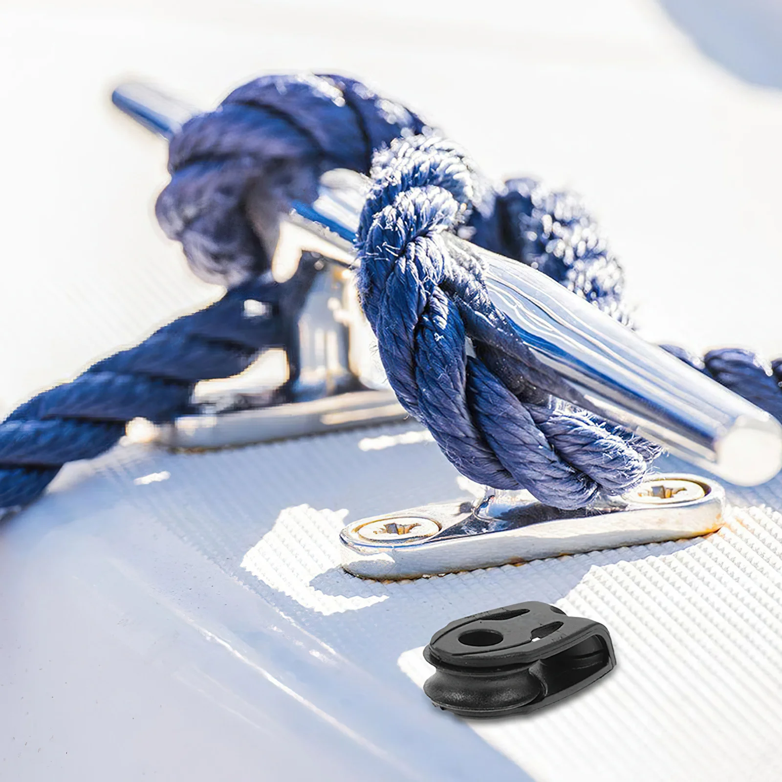 

2pcs Single Swivel Pulley High-Strength Nylon Durable Boat Accessory For Kayak Sailboat Yacht Trolley Lifting System Gym Cable