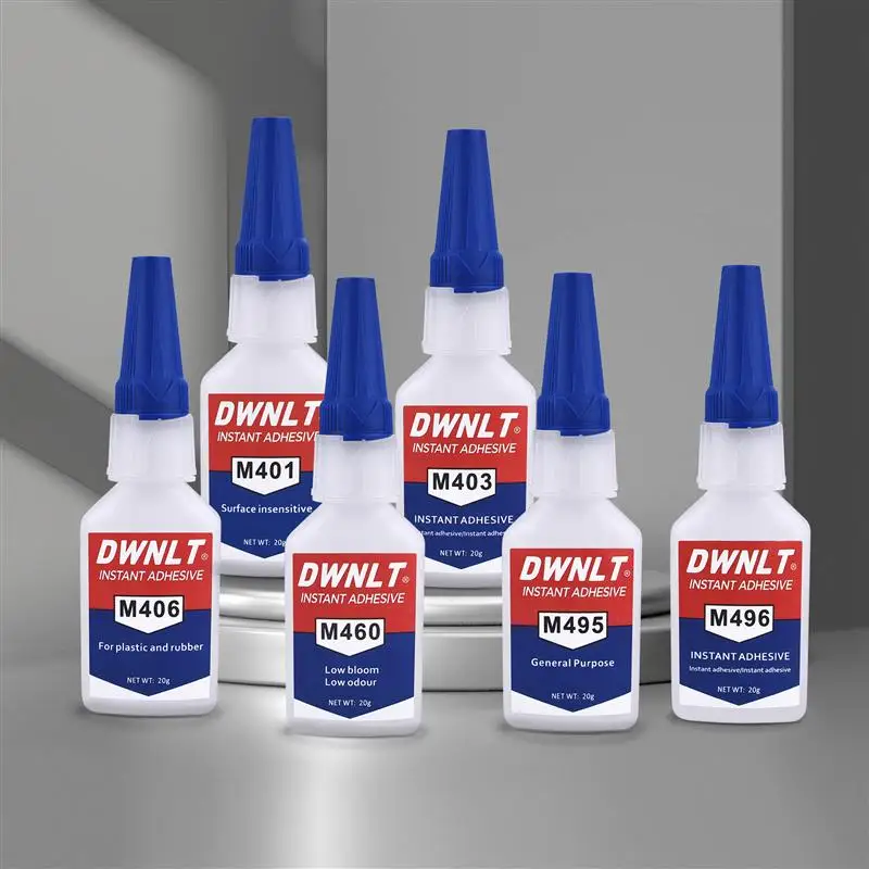 20ml Quick Dry Glue Adhesive 401/403/406/460/495/496 Universal Adhesive Stronger Super Glue Multi-Purpose Glue Repair Tools