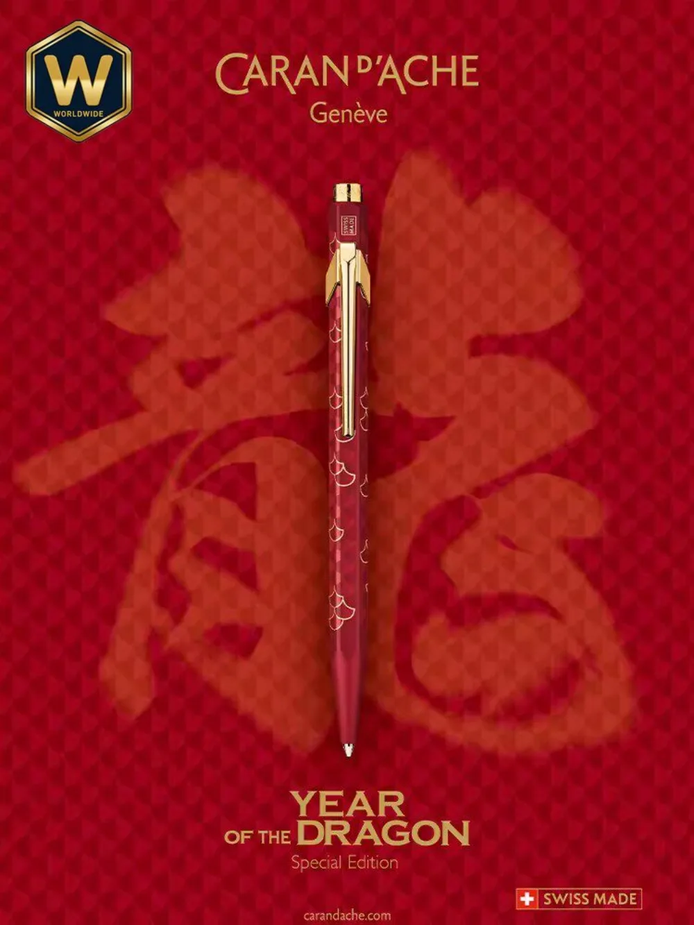 For Caran D’Ache 849 Dragon Limited Edition Ballpoint Pen Swiss Imported Signature Pen Gift